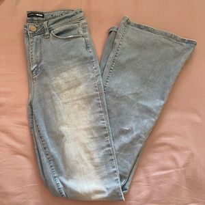 High Waisted Flared Jeans